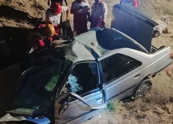 پنج فوتی و مصدوم در حادثه واژگونی پژو ۴۰۵ در محور ارومیه - مهاباد