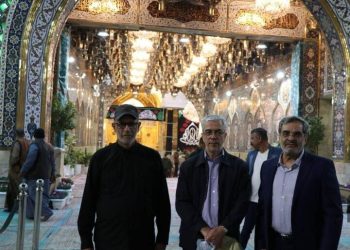 عکسی از محل تدفین سه سردار شهید در کنار هم