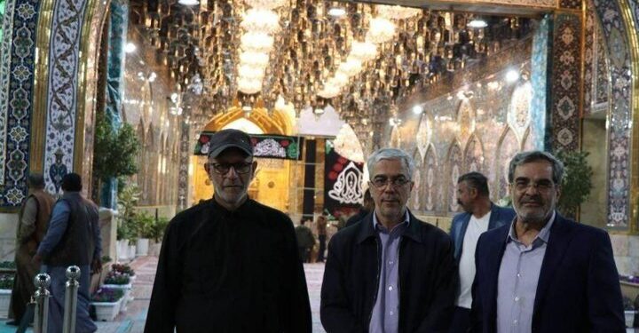 عکسی از محل تدفین سه سردار شهید در کنار هم