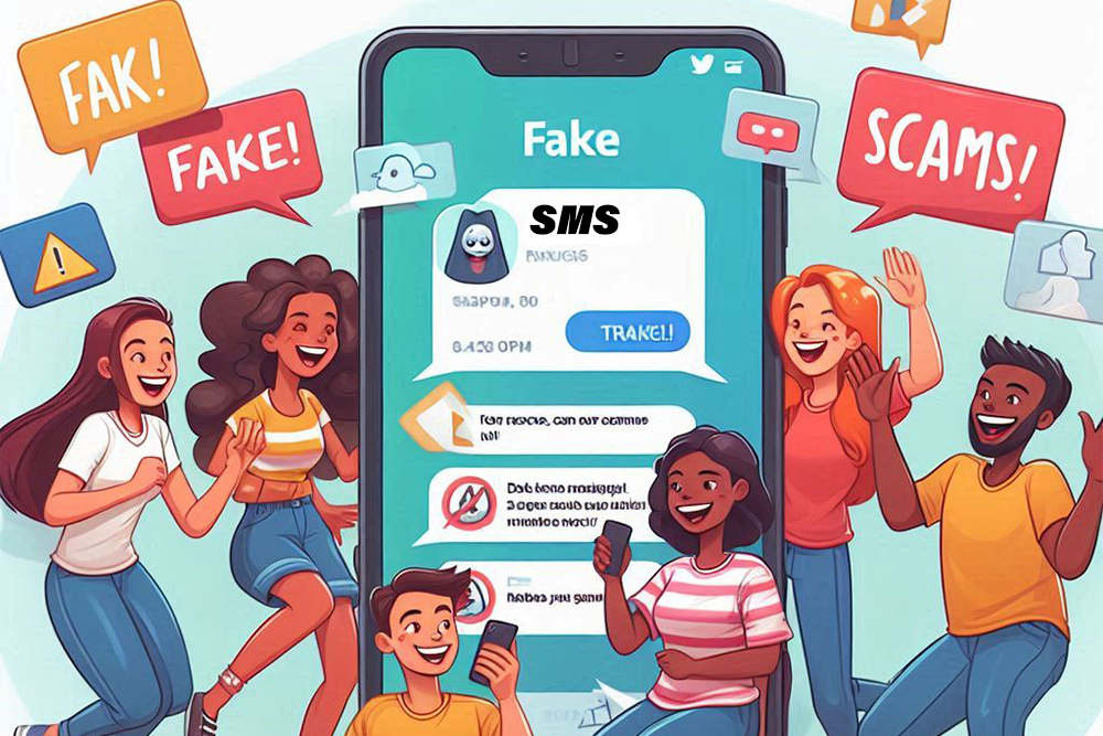 پیامک‌های جعلی و فریبنده