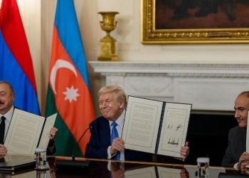 اتصال جمهوری آذربایجان به نخجوان با جاده ترامپ در ارمنستان