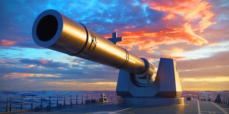 رونمایی از سلاحی که حتی پدافند هم آن را نمی‌بیند / شلیک بدون باروت با سرعت ۸۵۰۰ کیلومتر