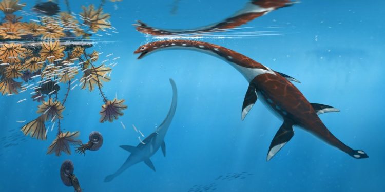 کشف هیولای باستانی ۳ متری در آلمان / عکس