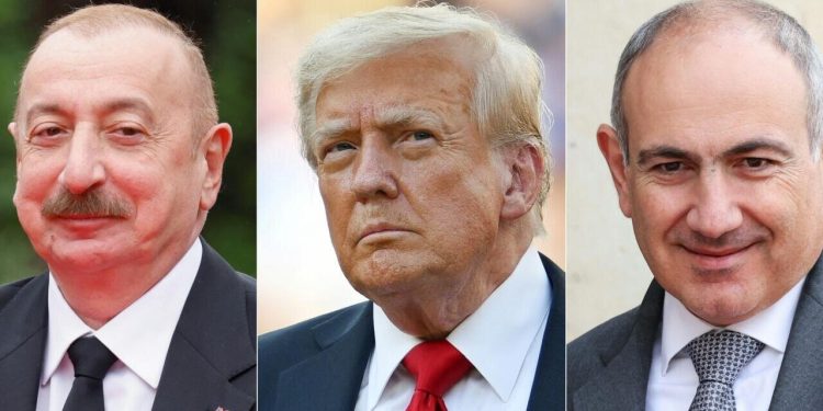 ببینید | تصاویر تازه از استقبال ترامپ از الهام علی‌اف در کاخ سفید