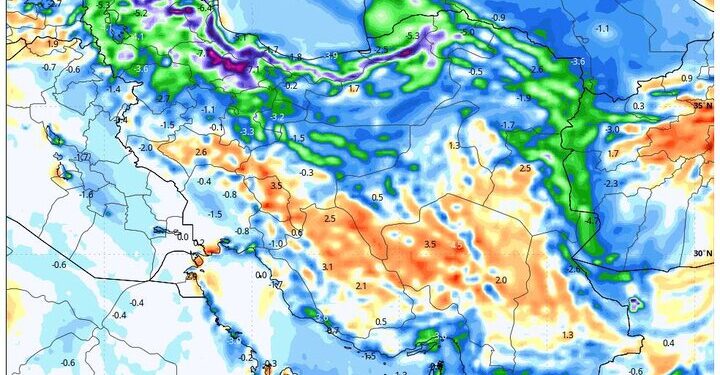 کاهش ۸ درجهای دما از هفته آینده