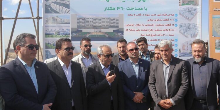 عملیات اجرایی فاز پنجم شهر سهند آغاز شد