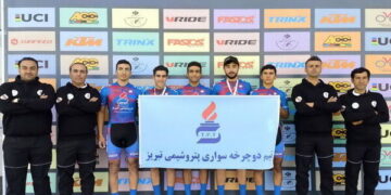 قهرمانی مقتدرانه پتروشیمی تبریز در لیگ دوچرخه‌سواری کشور